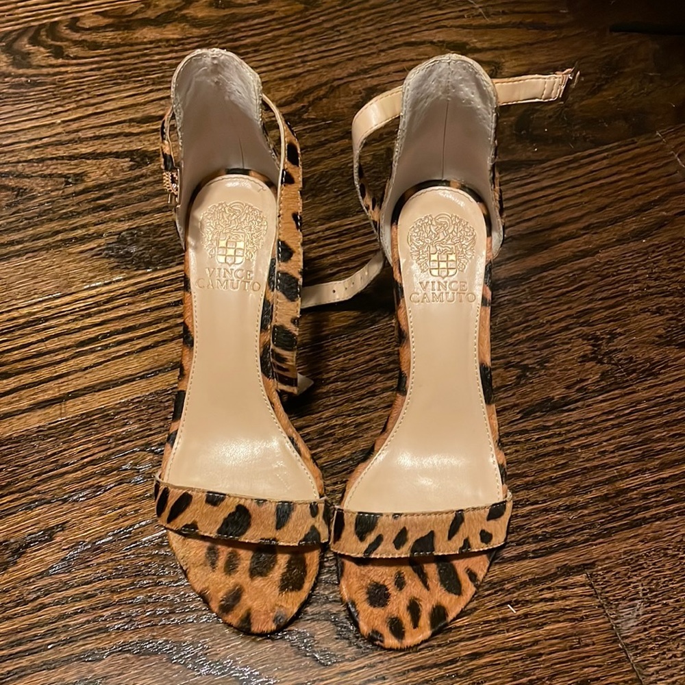 Vince Camuto cheetah heels